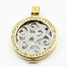 Wholesale Stainless Steel Magnetic Floating Charms Locket Pendant